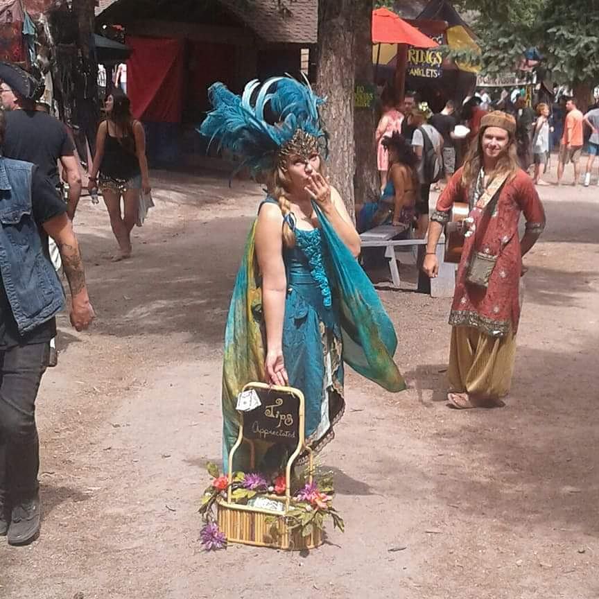 Nightingalefae's tweet photo. #thenightingale #songsofthenightingale #ColoradoRenaissanceFestival #singingfairy #songbird #whimsy #gypsymusic #fairy #faerie https://t.co/k5QyMlAjZl