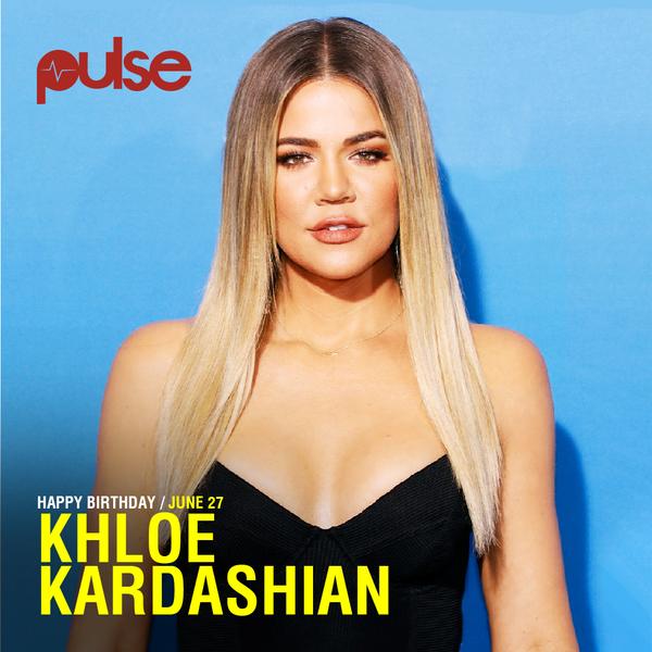 Reality TV star, Khloe Kardashian turns 33 today! Happy birthday Khloe!!  