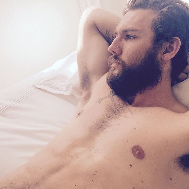 "Someone should join me in bed."