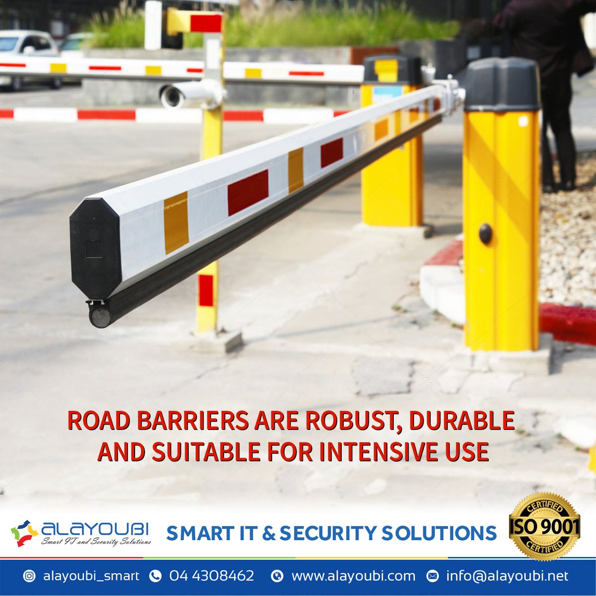 Alayoubitechllc's tweet photo. DURABLE ROAD BARRIERS SYSTEMS
#roadbarriers #systems #barriergate #gateautomation #security #roadbarrier #constructionbarriers #Dubai https://t.co/4M0ZZ6OudU
