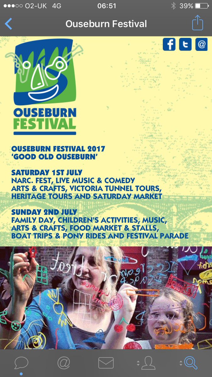 #Ouseburn’s very own #festival this w/end ouseburnfestival.org.uk