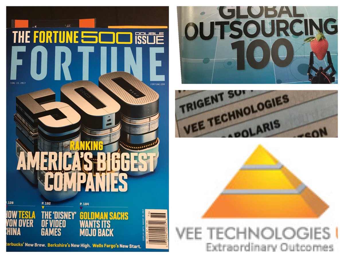 SonaChocko's tweet photo. 2our customers, team, friends- #veetechnologies made d #fortunemagazines- #IOAP Top 100 Outsourcing Com! Tks! #VeeTech #HFMA #AHIMA #AAPC https://t.co/9ZZ0x91I42