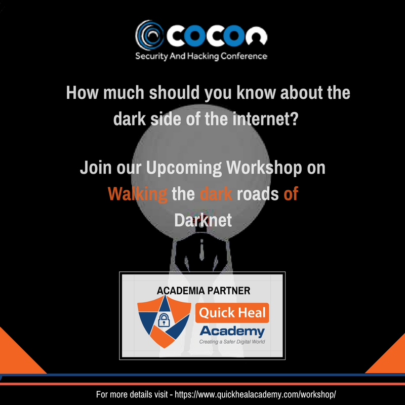 AcademyQH's tweet photo. Join our Upcoming #Workshop on "Walking the dark roads of darknet".
#Internet 
https://t.co/ljAaeGqoEL https://t.co/TaleU6WgSV