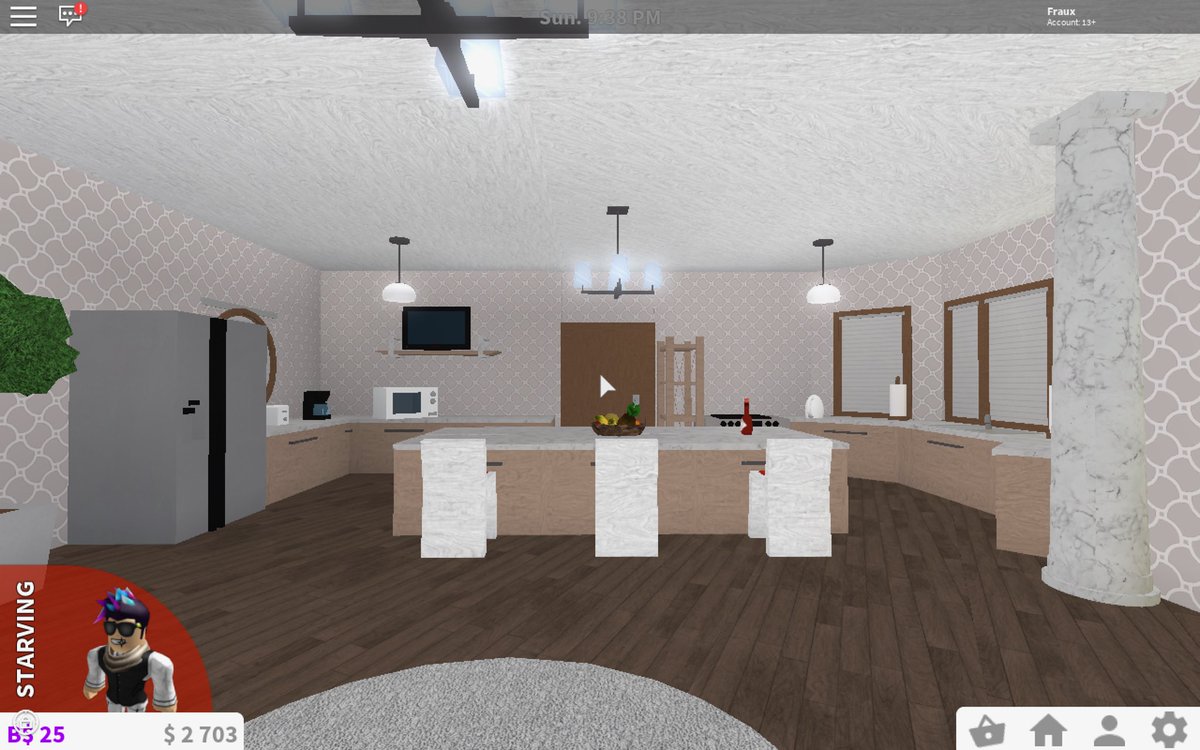 Fraux on Twitter: @RBX_Coeptus @BloxburgNews My house on Bloxburg! Exterior, living room 