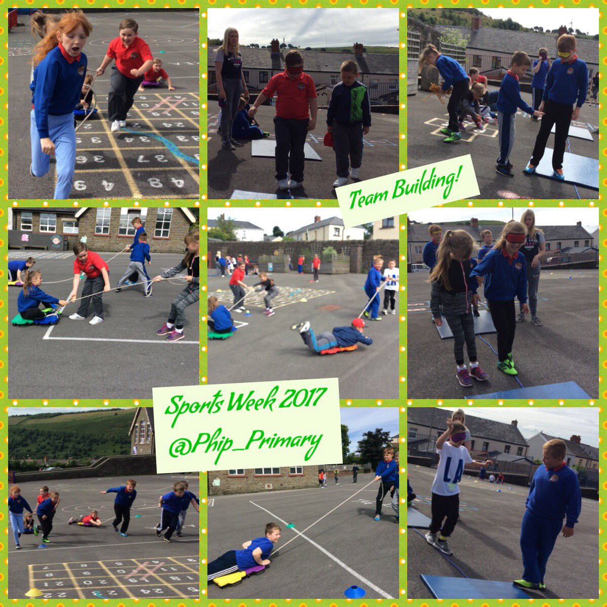 PPS_Enfys's tweet photo. A fantastic start to Sports Week @Phip_Primary @sport_wales @YouthSportsTrust. Team-building &amp; Taekwondo #celebratePE #phippe 🏀🏓⛹🏼 https://t.co/6x1UnEAYBU