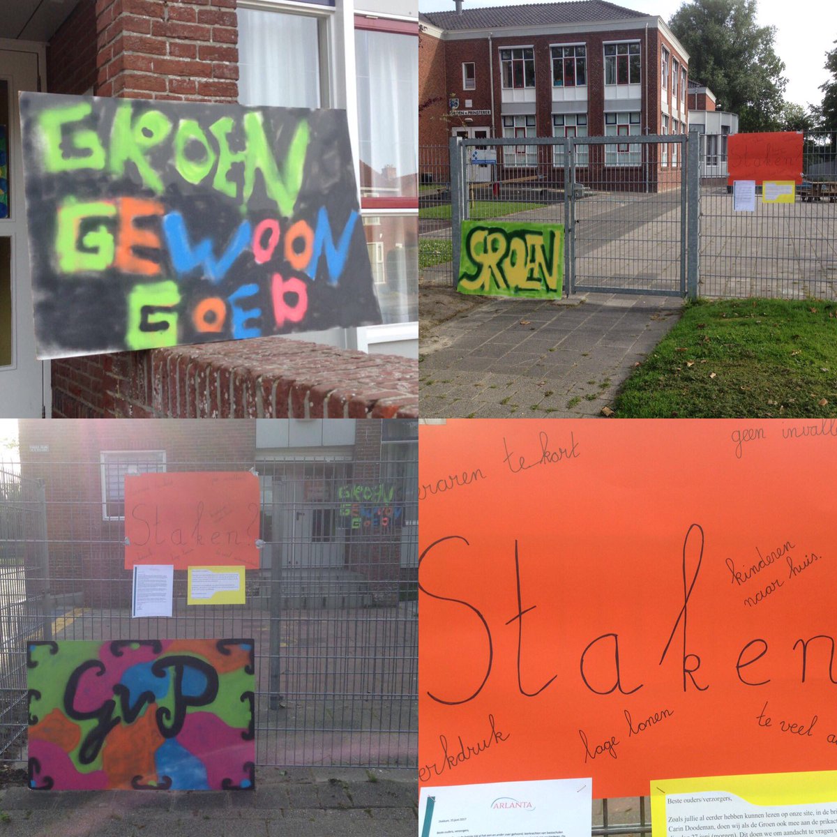 DirectieGroen's tweet photo. Onze kinderen hebben recht op goed onderwijs! 
#staken #minderwerkdruk #beteresalarissen #meercollega's #meererkenning #toekomstvisie! https://t.co/4w1UTwnYCs