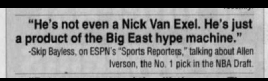 Gotta hand it to @OldTakesExposed for unearthing this gem from 1996