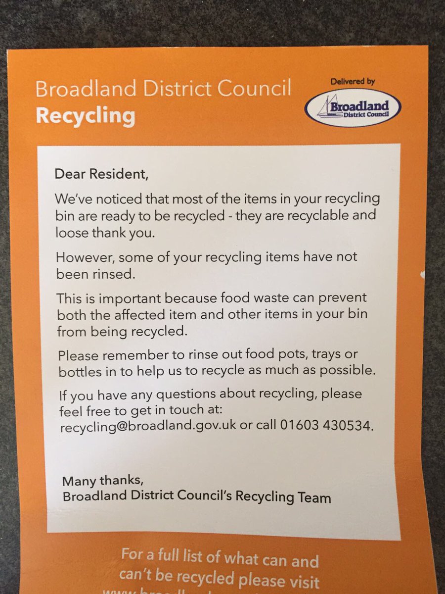 Good to see <a href="/BroadlandDC/">Broadland District Council</a> putting my £150 a month council tax to good use. 4 staff a week looking for a bean in a tin