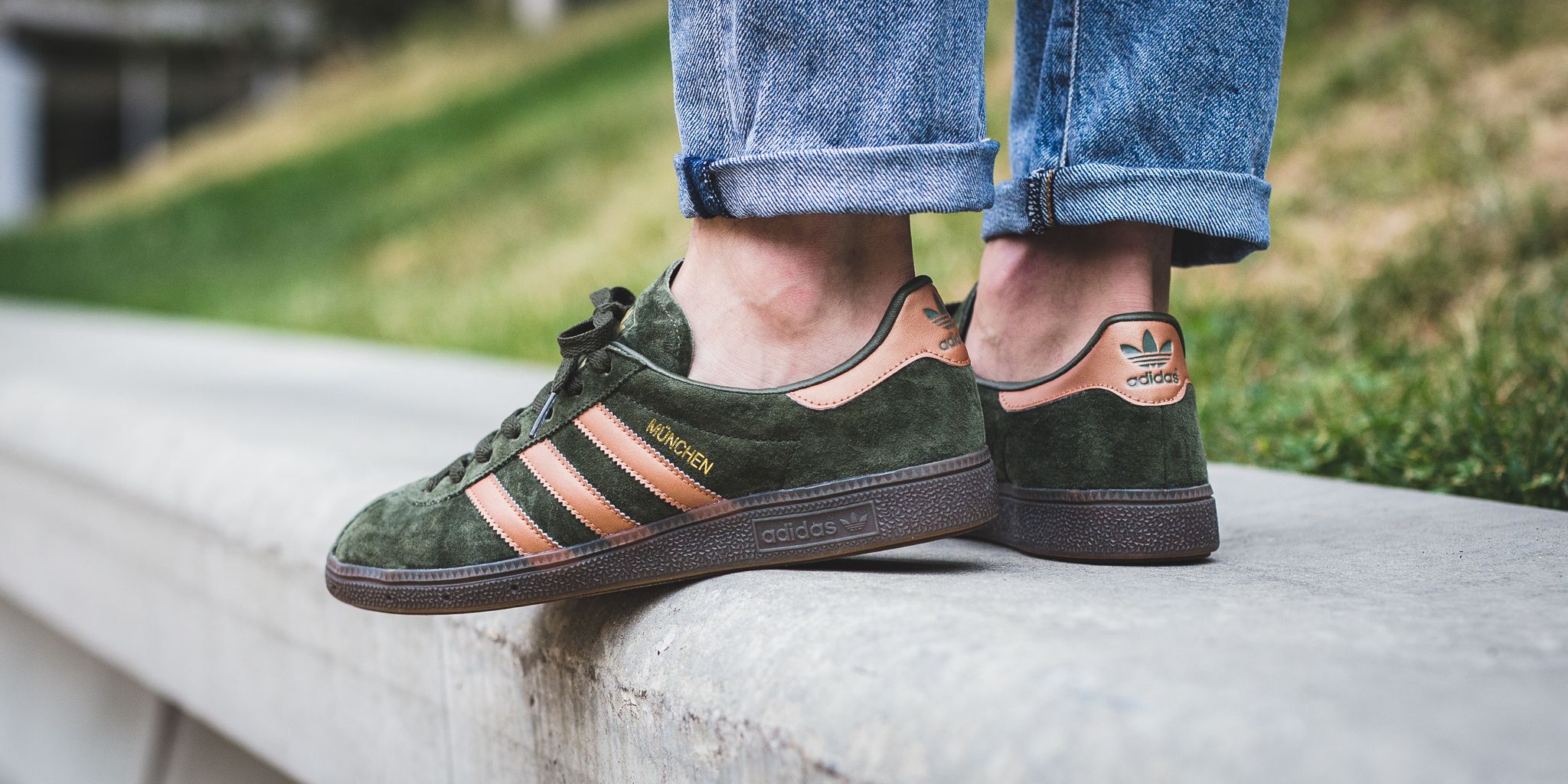 adidas munchen green bronze