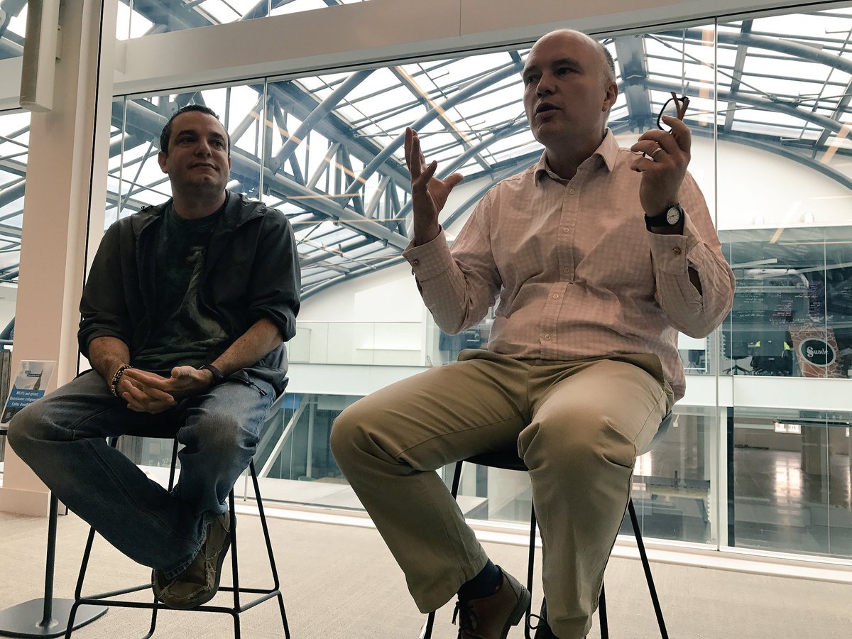 SuzanneAshman's tweet photo. . @Liammax & @cape talking about the role of technology in government #LGshowcase https://t.co/QXZ3BR2MCb