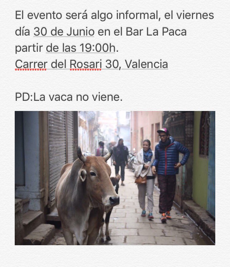 #india nos espera! 
#adios #Valencia 
GRACIAS por tanto!