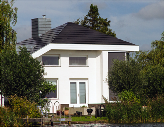 EXASUN 's Black Roof, Best #solar Roof in the world. Outperforming #Testla Roofs on Aesthetics, Power generation, Availability and Cost!