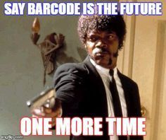 HumanMythical's tweet photo. Remember QR codes?  Oh, they still exist #lol #QR #Barcode #Funny #Future #Scan #Whichapp #Tech #IT #Meme https://t.co/3DKnznh5tn