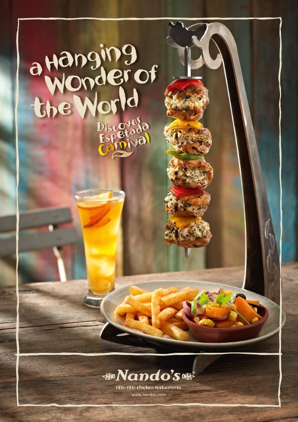NandosMauritius's tweet photo. Thinking of Dinner...The Espetada Carnival wish list... Best when you Add 2 sides and a designer drink #NandoMauritius #offthebone #PERiPERi https://t.co/MGvPHIkqwu
