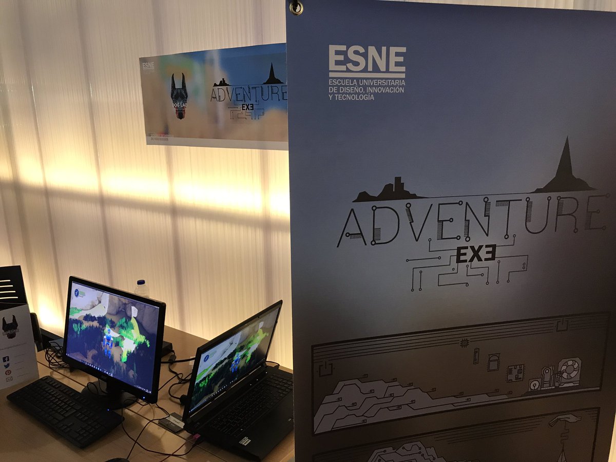 udit_es's tweet photo. Save the system en Adventure.exe! Ven al stand de @DogLabStudios #GamersESNE https://t.co/J0oDnWMkh2
