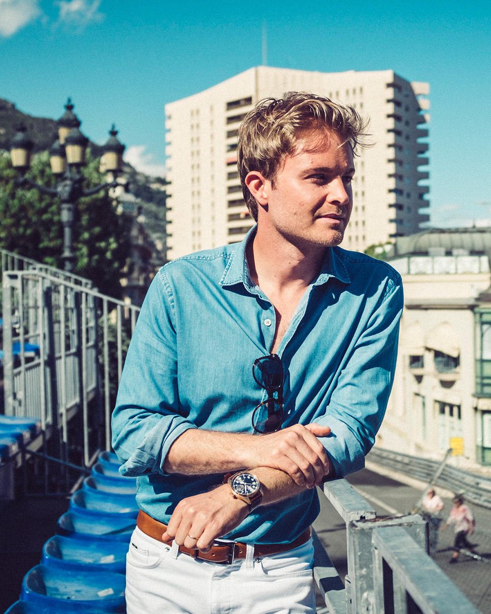 IWC's tweet photo. Happy birthday to F1 World Champion &amp; #IWC Ambassador @nico_rosberg. Don't miss his #IWCTalksTo https://t.co/XRM63Jm37y #NicoRosberg https://t.co/4g7gHZ6sg3