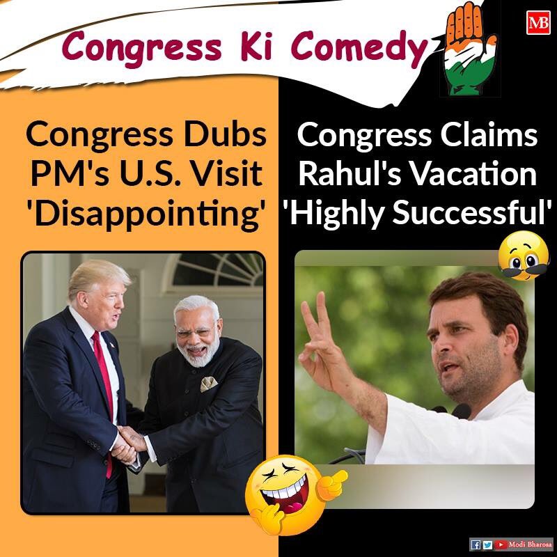 Gitanjali_DS's tweet image. #Congress Ki Comedy  #ModiTrumpMeet
#ModifiedUS