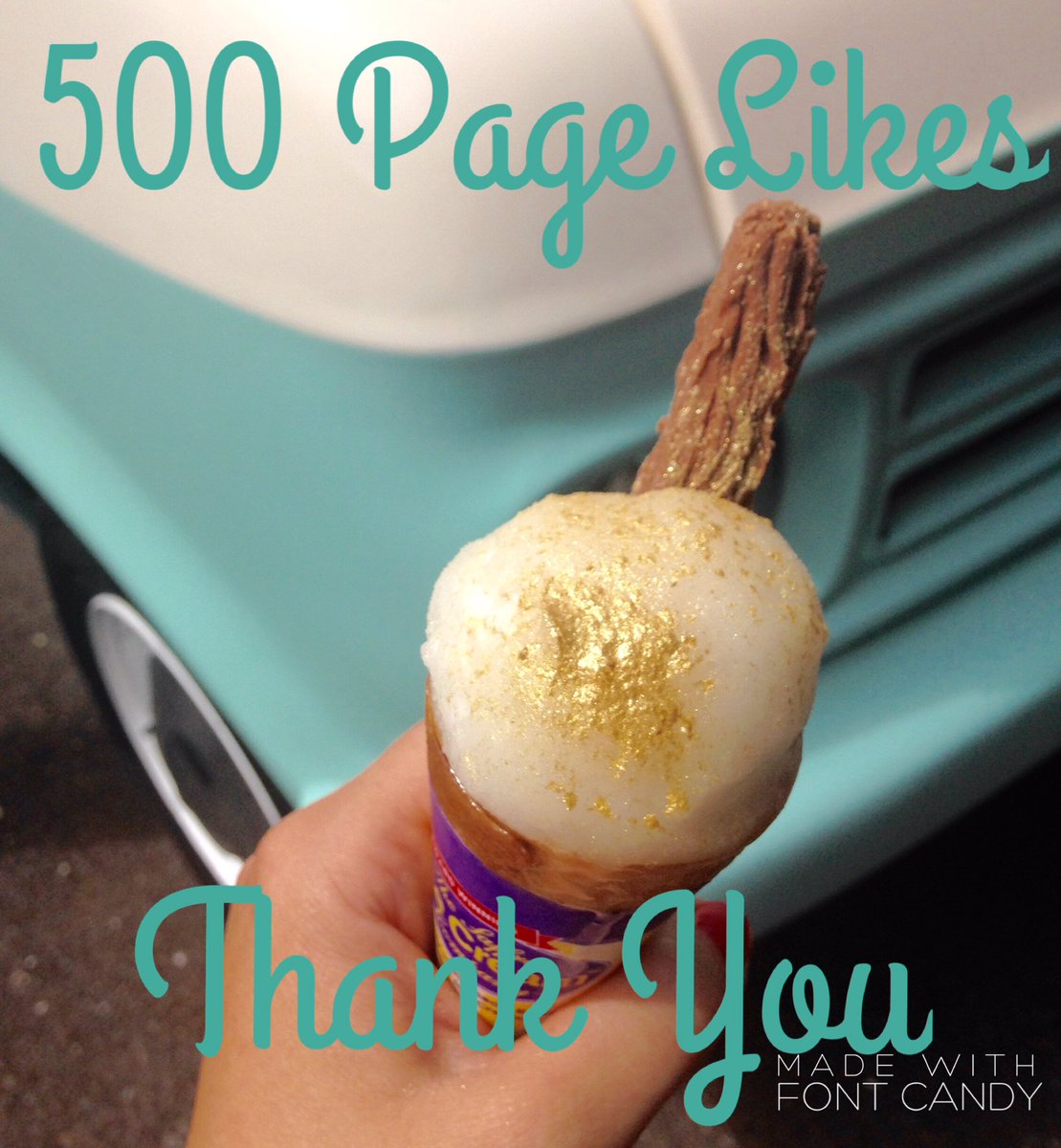 We've just hit 500 page likes on our #facebook page 🎉 If you've not liked us on there come across and join us @ m.facebook.com/rolloutthebunt… 😊🍦