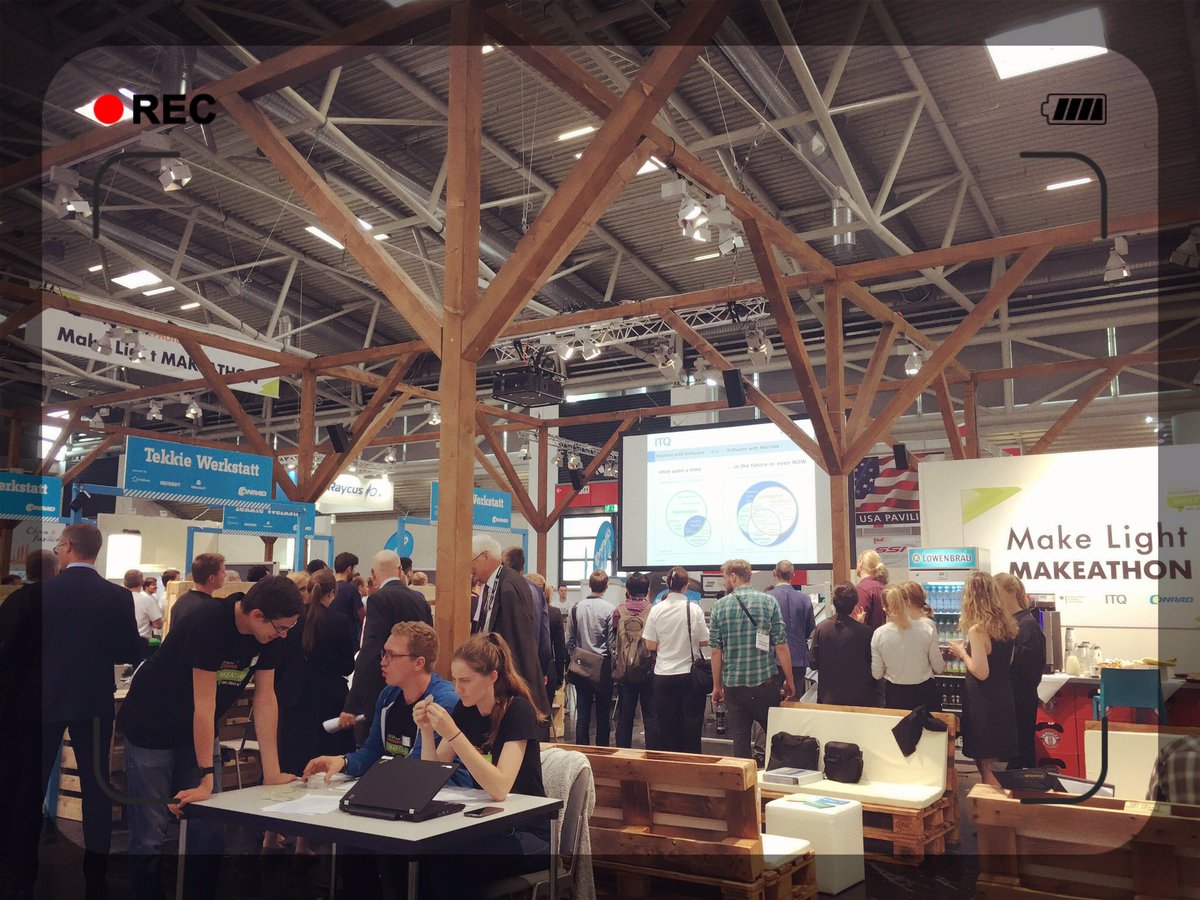 Laura_Wei's tweet photo. There is a lot of talking - I prefer to make #lasermakeathon #kickoff #digitalrevolution @PHOTONICSWORLD https://t.co/WlcIBcq3Ti