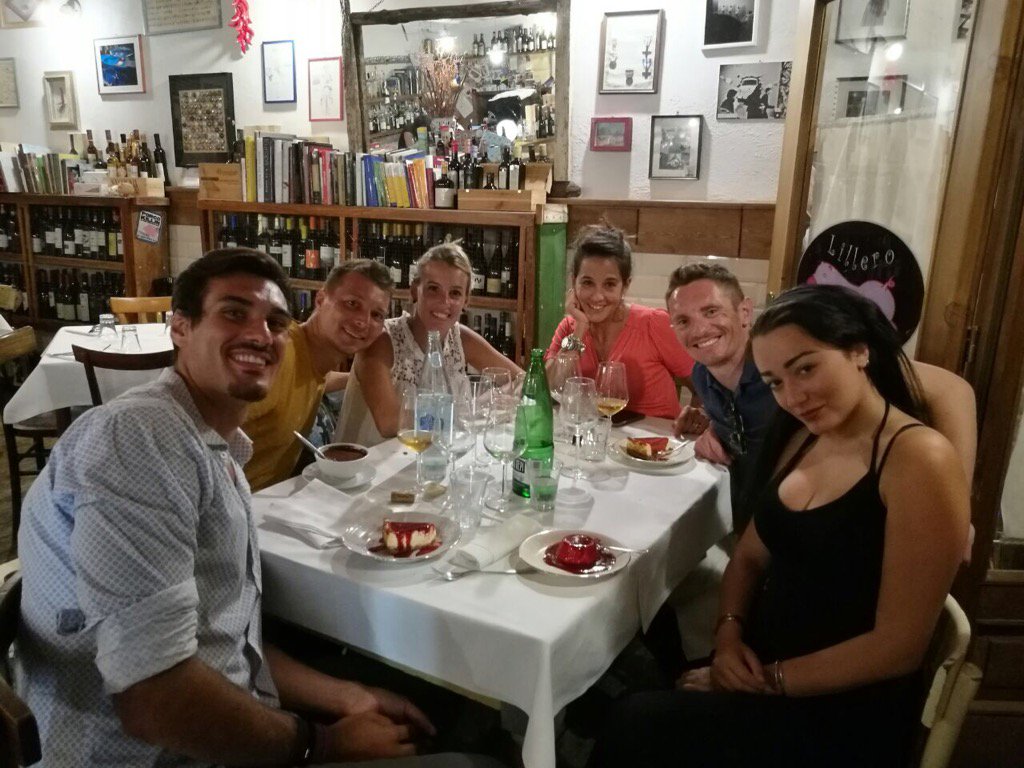 Non ci siamo visti a Napoli ma ci siamo ritrovati a #Terni 😜 sempre per cenette leggere 😵 <a href="/PeppeVicino93/">Giuseppe Vicino</a>