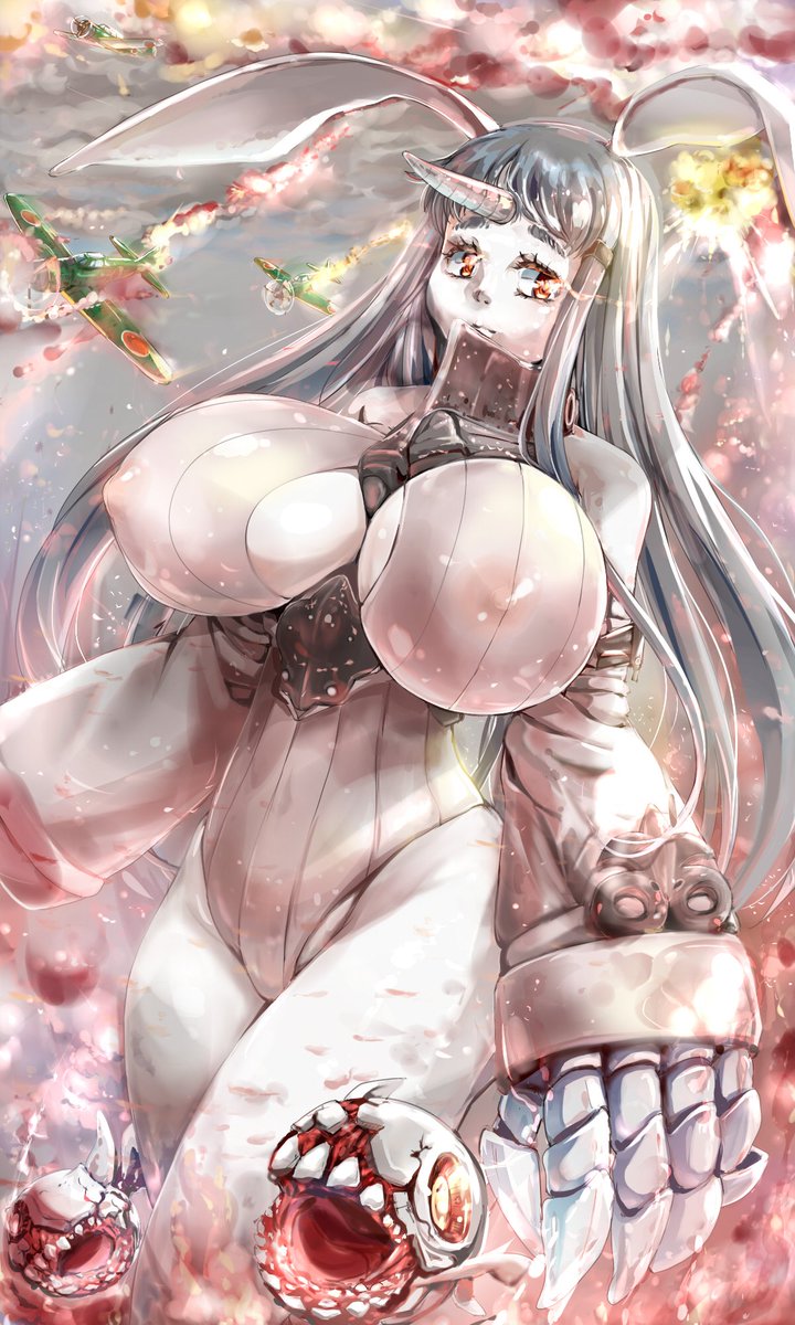 配信で描いた艦これの敵です!
で、でかい! 