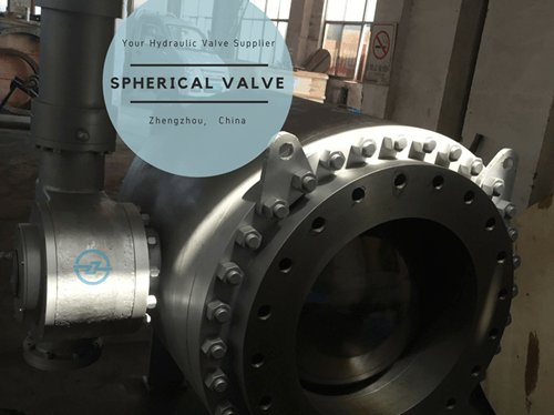 Spherical Valve with double seal  arrangement for Hydro Power Plant  for emergency closure application.