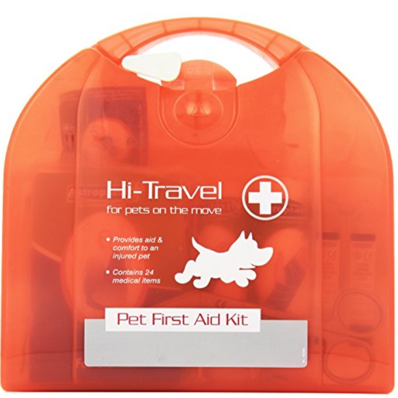 A handy 1st aid kit for your pet - keep it at home, take it with you when you go out, or both!  amzn.to/2rX5DBO
