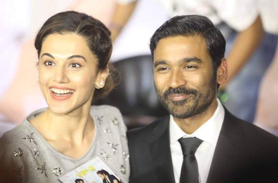 Rajivdhanush's tweet photo. Lovely Click #VIP2AudioLaunch
@dhanushkraja & @taapsee 😍😍 https://t.co/pzKpJdp7Xr