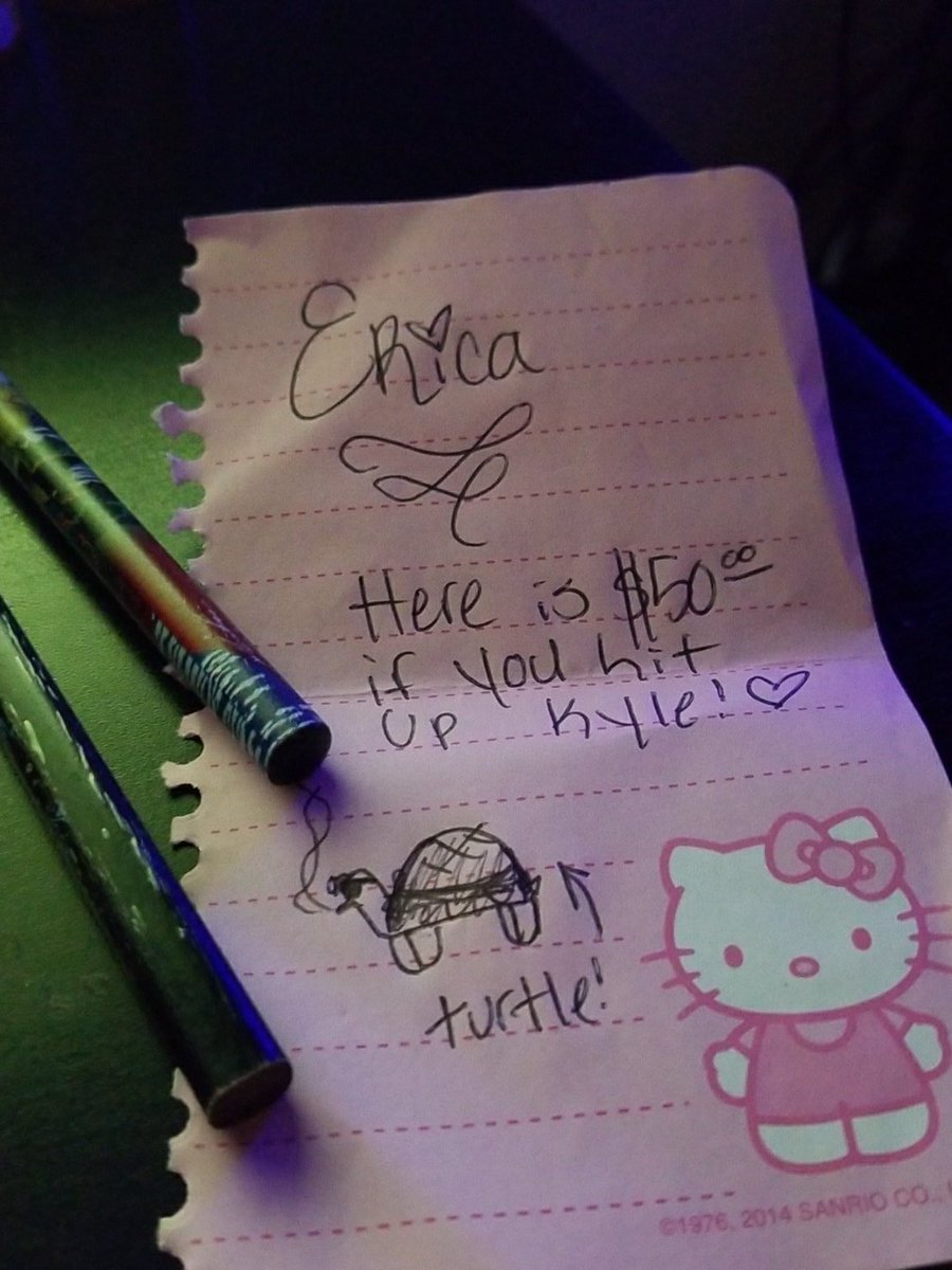Dani_ILE's tweet photo. Found one of Erica's love notes. @winesoften @ERICAHHH25 https://t.co/rzlJG1EbUW