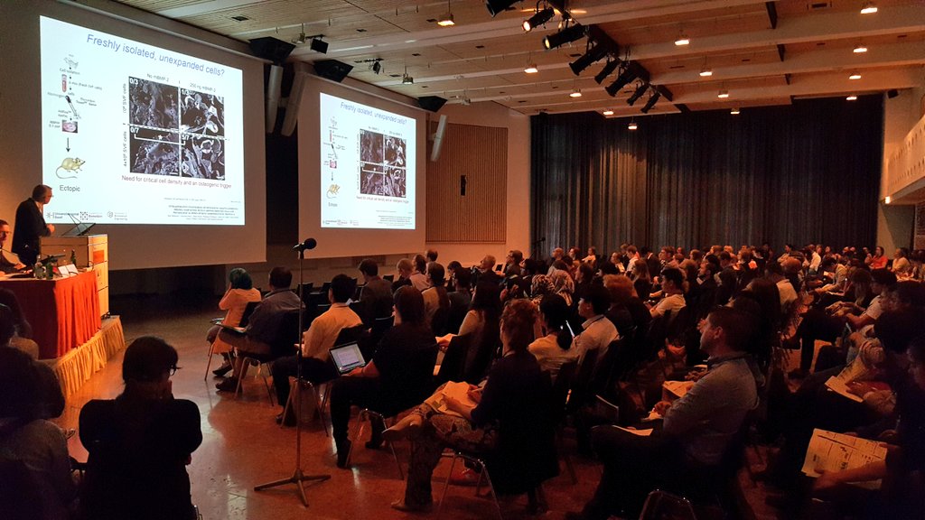 termiseu_2017's tweet photo. Great success and full Aspen room for the ongoing "Stem cells for bone regeneration" session @termiseu_2017 https://t.co/p0Q5rHNYUp