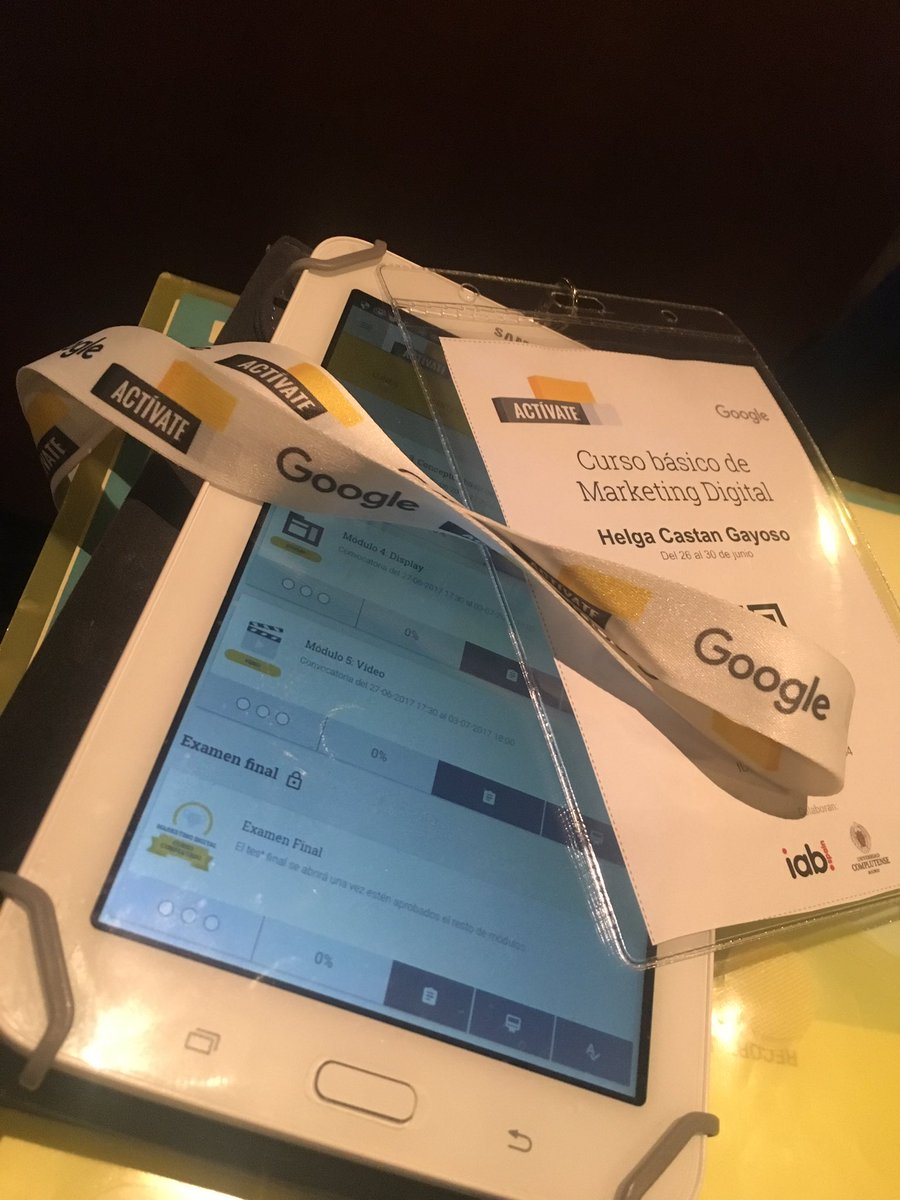 HelgaCastan's tweet photo. Segundo día con más ganas y más fresquito #ActivateMadrid #MarketingDigital #ActivateGoogle https://t.co/I8dlGKPadC