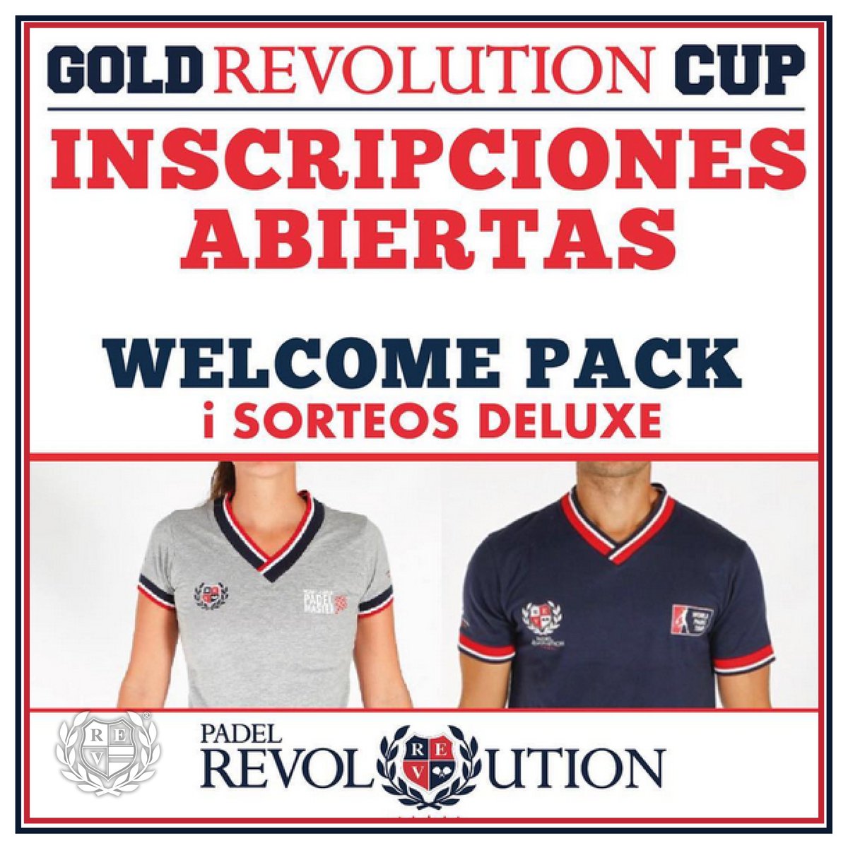 ¡Aún están abiertas las inscripciones de la #goldrevolutioncup!
Inscríbite desde este link: goo.gl/forms/VYe8tMOO… 
#padelrevolution #padel