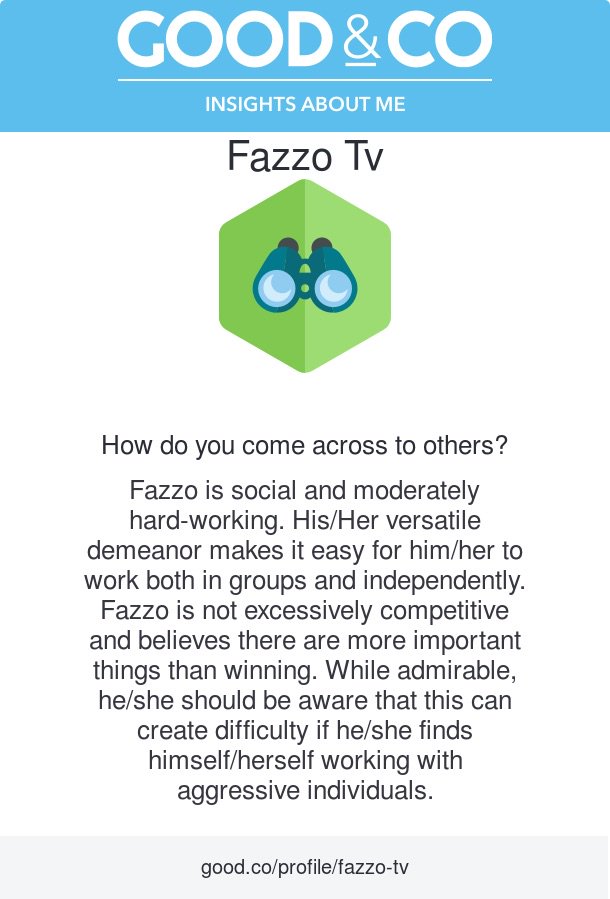 GlizzyTwoTimez's tweet photo. Just discovered my social style on @ingoodco! https://t.co/Q9URQpgcdC https://t.co/DIwTHbm0Cc