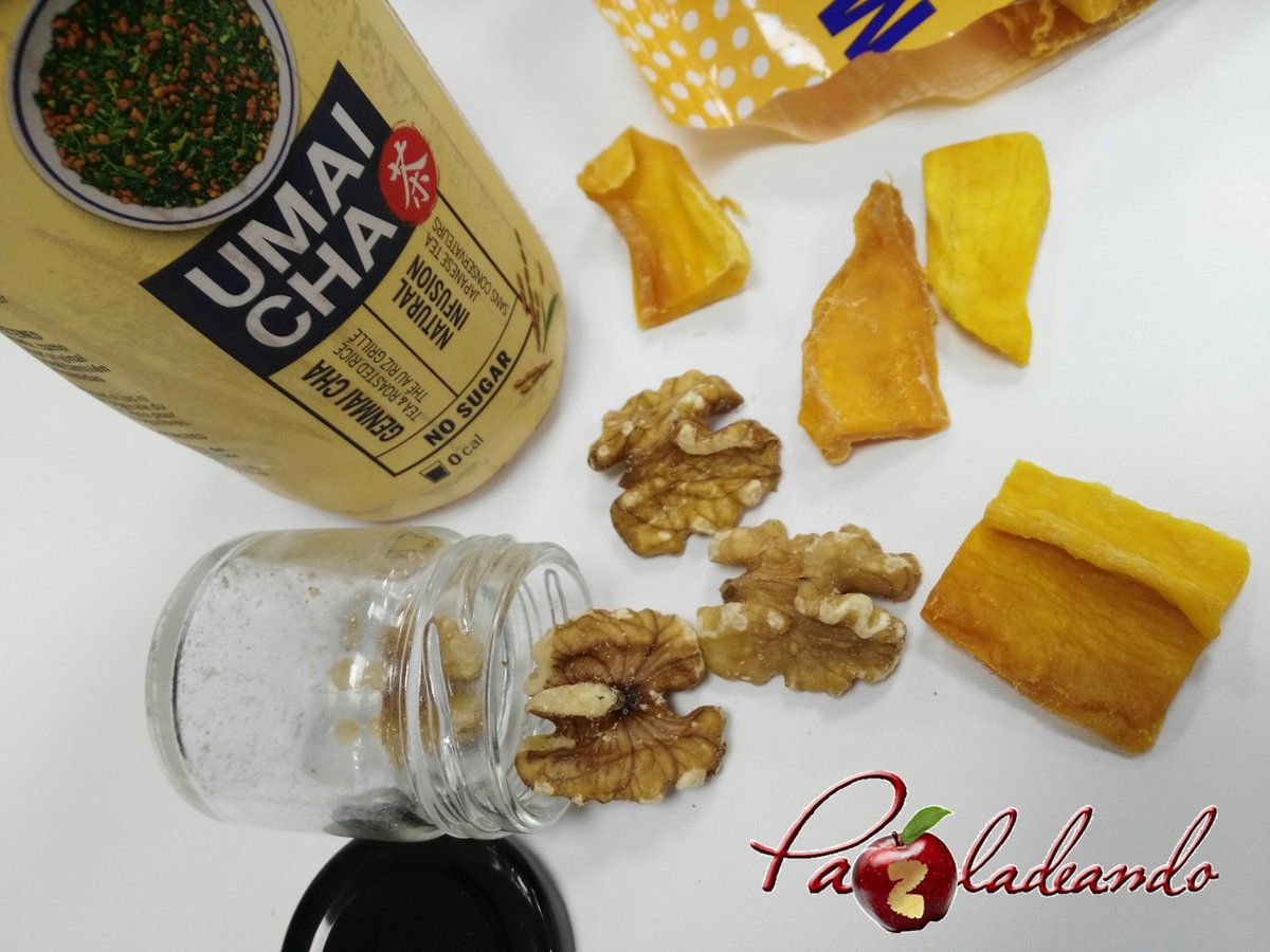 PaZladeando's tweet photo. 💚Hoy #Martes de #verano toca refrescarse con un #té helado #umaicha #0%azucar #0calorias, unas #nueces y #mango #deshidratado #casapons https://t.co/B3FHSl6kQ2