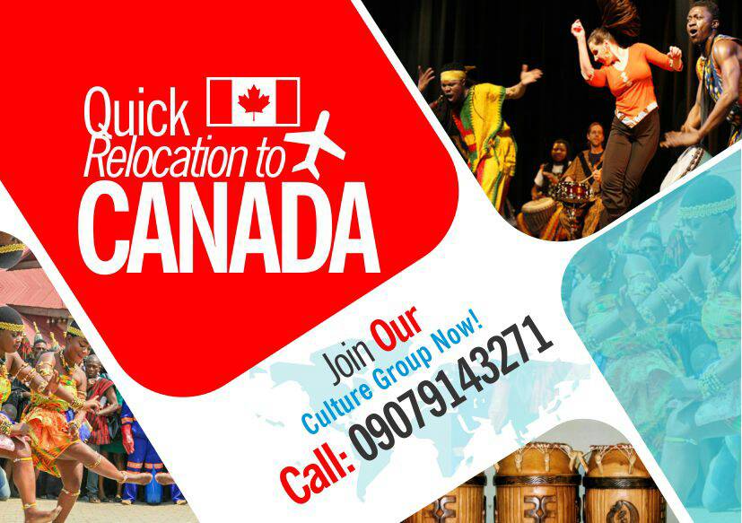 Do you wish to #relocate to #Canada? Call 09079143271 to join us... 
 #joinculturegroup2canada 

<a href="/GreenlifeRoyalM/">Greenlife Royal</a> <a href="/kapital929/">Kapital FM Abuja 92.9</a> <a href="/deltaecouncil/">Seb Ikpoza</a>