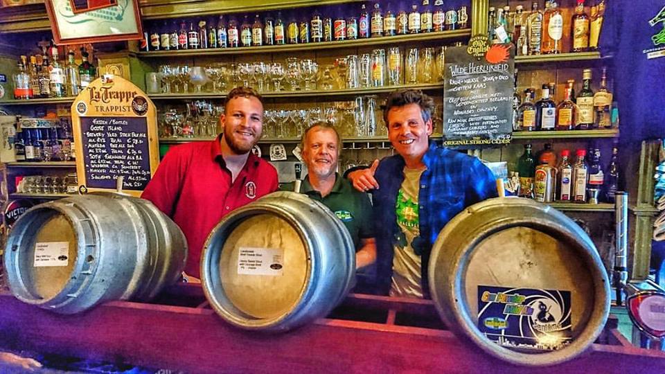 Massive thanks to <a href="/indewildeman/">In de Wildeman</a> for hosting a <a href="/LandlockedBrew/">Landlocked Brewery</a> cask takeover last Friday. We had a blast!