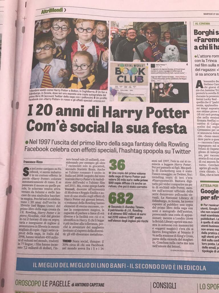 Altea_S's tweet photo. #HarryPotter20 https://t.co/jMRXvd7NMJ