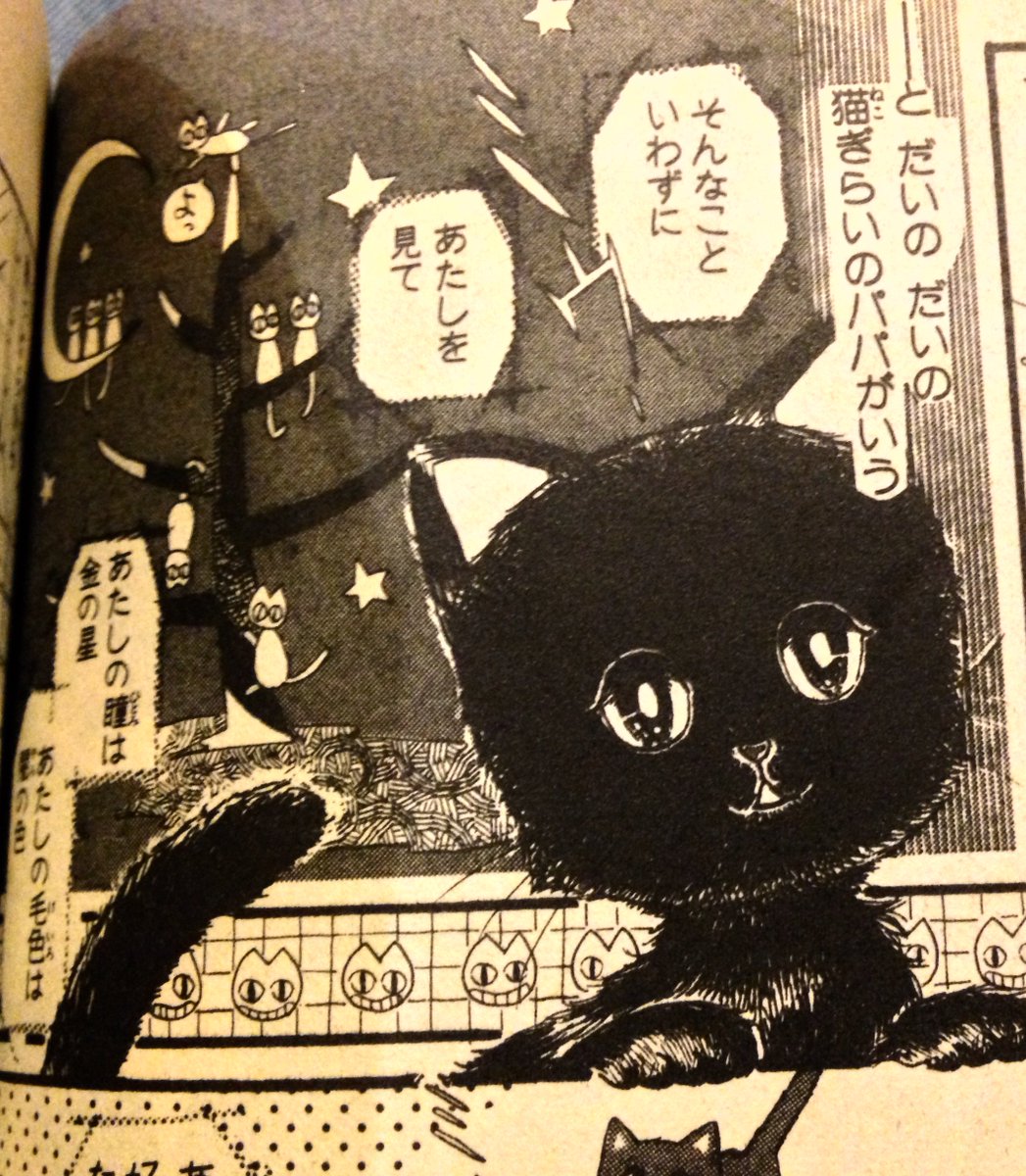 車掌 京都の漫画ミュージアムでねこねこ幻想曲の原案版 猫猫幻想曲 読んできた 初期シロの顔じわじわ来る