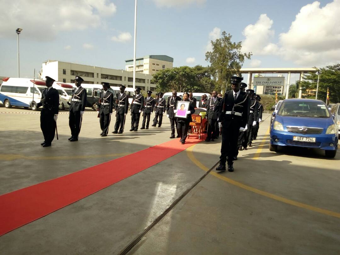 pmldailynews's tweet photo. #PMLDAILY NEWS: The body of former Tourism Minister Maria Mutagamba is @Parliament_UG for public viewing https://t.co/tY1A4NtrXV
