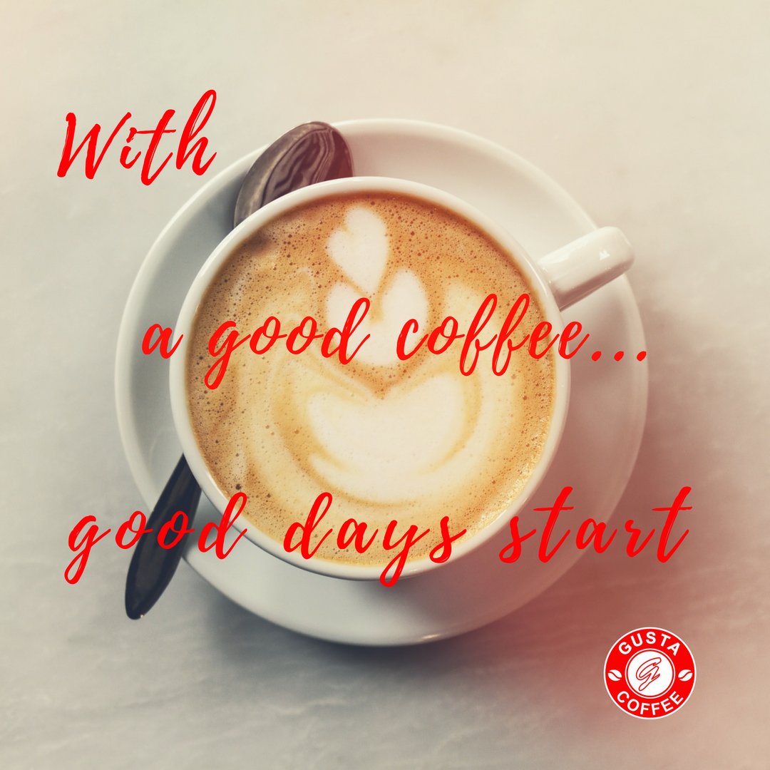 GustaCoffee's tweet photo. Good days starts with good coffee @gustacoffee https://t.co/vVmmVVjZJc