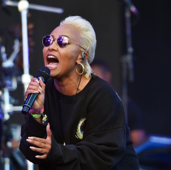 Make-up by <a href="/KIMKIEFER_/">kim kiefer</a> | Hair by <a href="/charleymcewen/">Charley</a> for <a href="/emelisande/">Emeli Sandé</a> on the pyramid stage at @GlastoFest