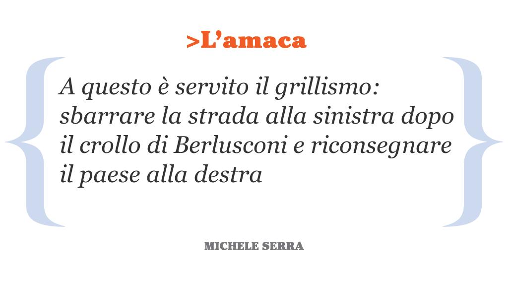 "Nel frattempo i voti di #destra tornano a casa, come i bambini dopo le vacanze": l'amaca di Michele Serra di oggi 
 larep.it/2tR7ppr