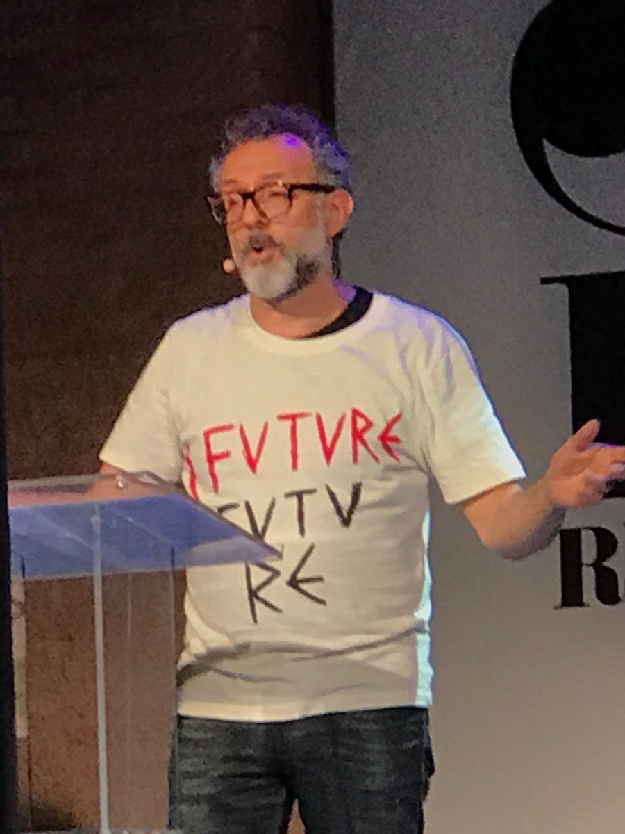 XantheClay's tweet photo. "Not all of us can be truffles. Most of us are potatoes. But a potato is a very good thing to be." @massimobottura #50BestTalks https://t.co/KsFOu3sIGU