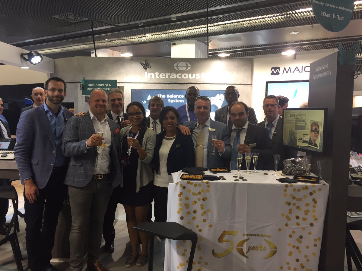 Frankylima's tweet photo. Happy Birthday to INTERACOUSTICS! 50 years ! 🎉#IFOS2017 #IFOSParis https://t.co/U7cs47swLH