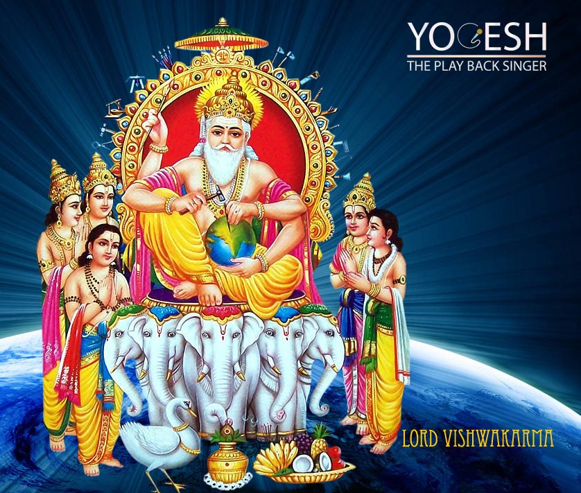 YogeshJuneja3's tweet photo. If some issues are lying in your industrial works, it's time to pray lord #Vishwakarma as he is the Dev of Iron machinery. https://t.co/T8oc3ZJFVa