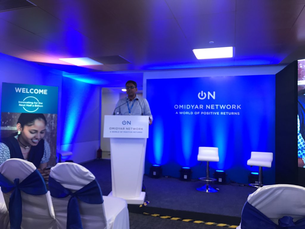 depinder's tweet photo. Innovating for the Next Half a Billion! Engaging conversations @OmidyarNetwork https://t.co/dUQHq4Gdmz