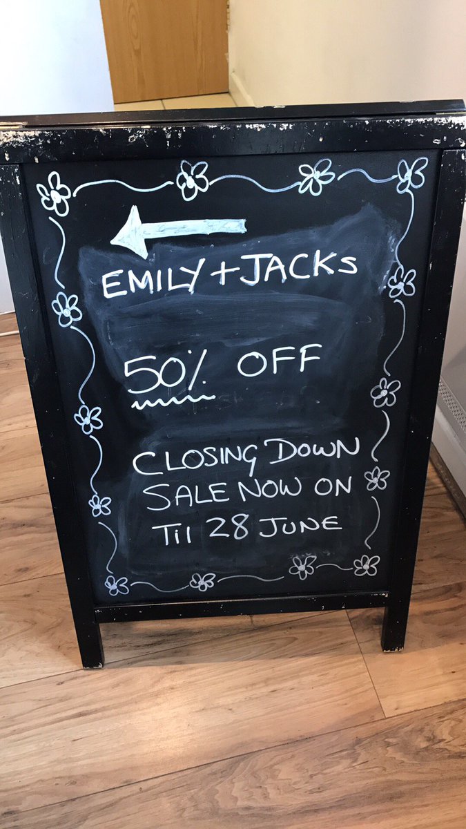 emilyandjacks's tweet photo. Last week 50% off our #Sevenoaks shop! https://t.co/vIfjx0vPww