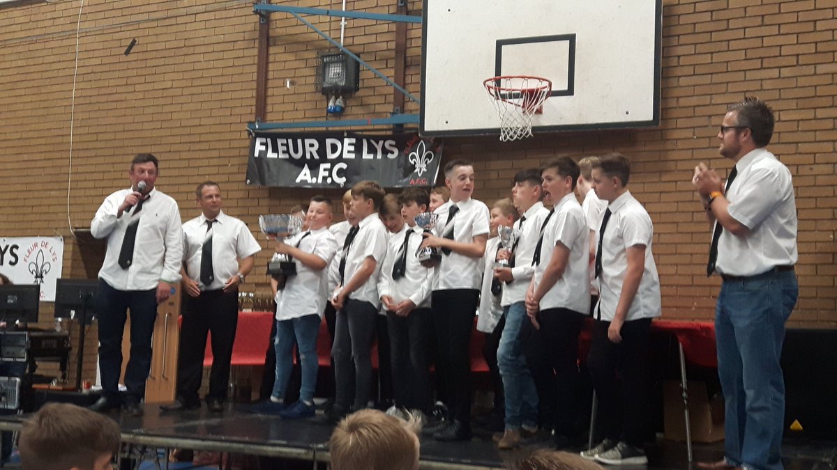 fleurdelysafc's tweet photo. Double-winning u13s celebrating their amazing season at presentation evening. https://t.co/Nw6TyO8uQa