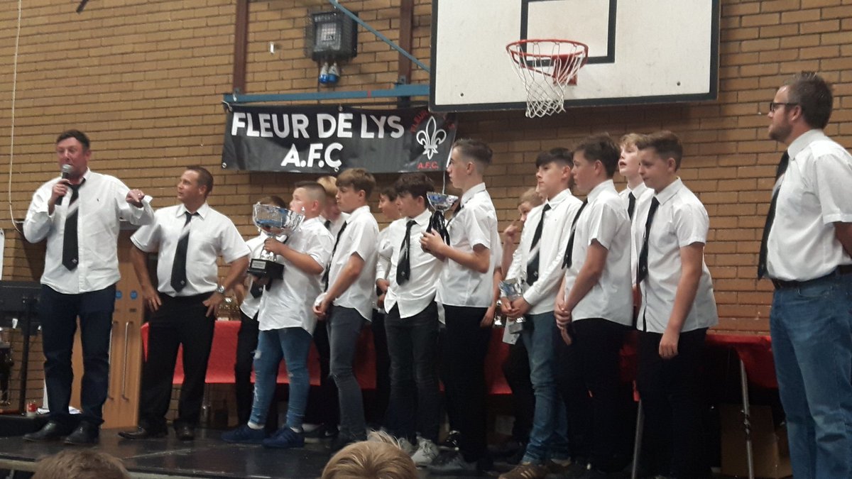 fleurdelysafc's tweet photo. Double-winning u13s celebrating their amazing season at presentation evening. https://t.co/Nw6TyO8uQa