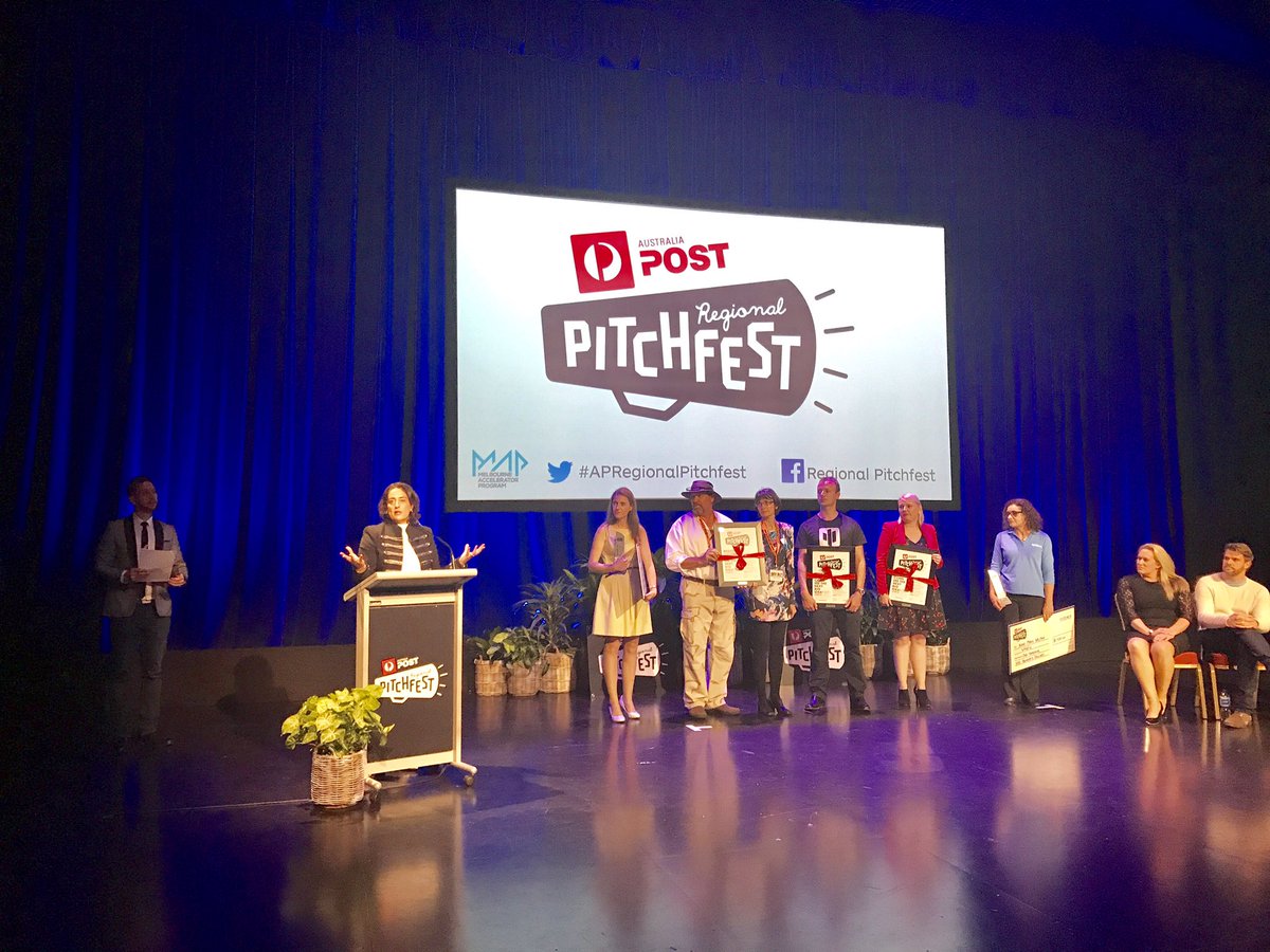 BrendanGoleby's tweet photo. @AusPostBiz @toowoombaregion @twbchamber #APRegionalPitchfest #toowoomba #toowoombaregion https://t.co/CAwnL2nkP2